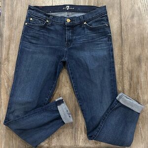 7 For All Mankind Indigo Skinny Jeans